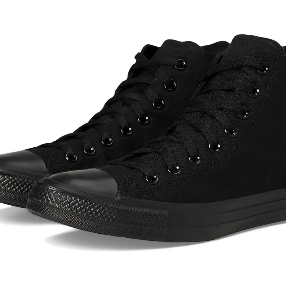 The Chuck Taylor All Star sneakers converse in monochrome black size 9 women’s - Picture 1 of 8
